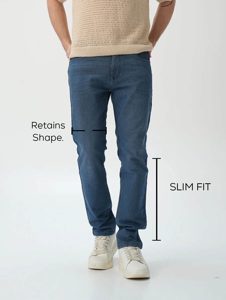 Slim fit City Denim- Alaska  Dark Blue - Image 6