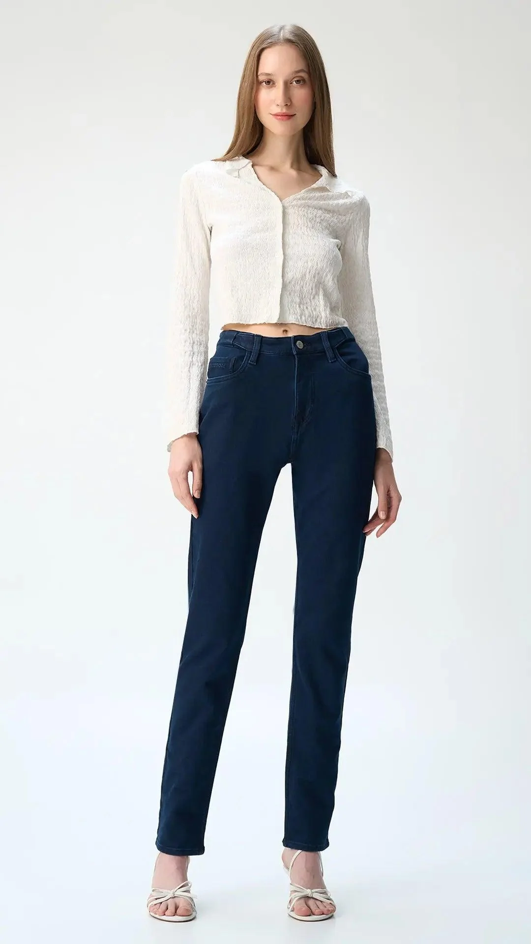 Slim fit City Denim for her- Jodhpur Blue - Image 3