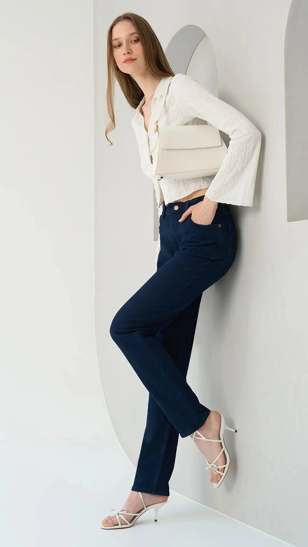 Slim fit City Denim for her- Jodhpur Blue - Image 4