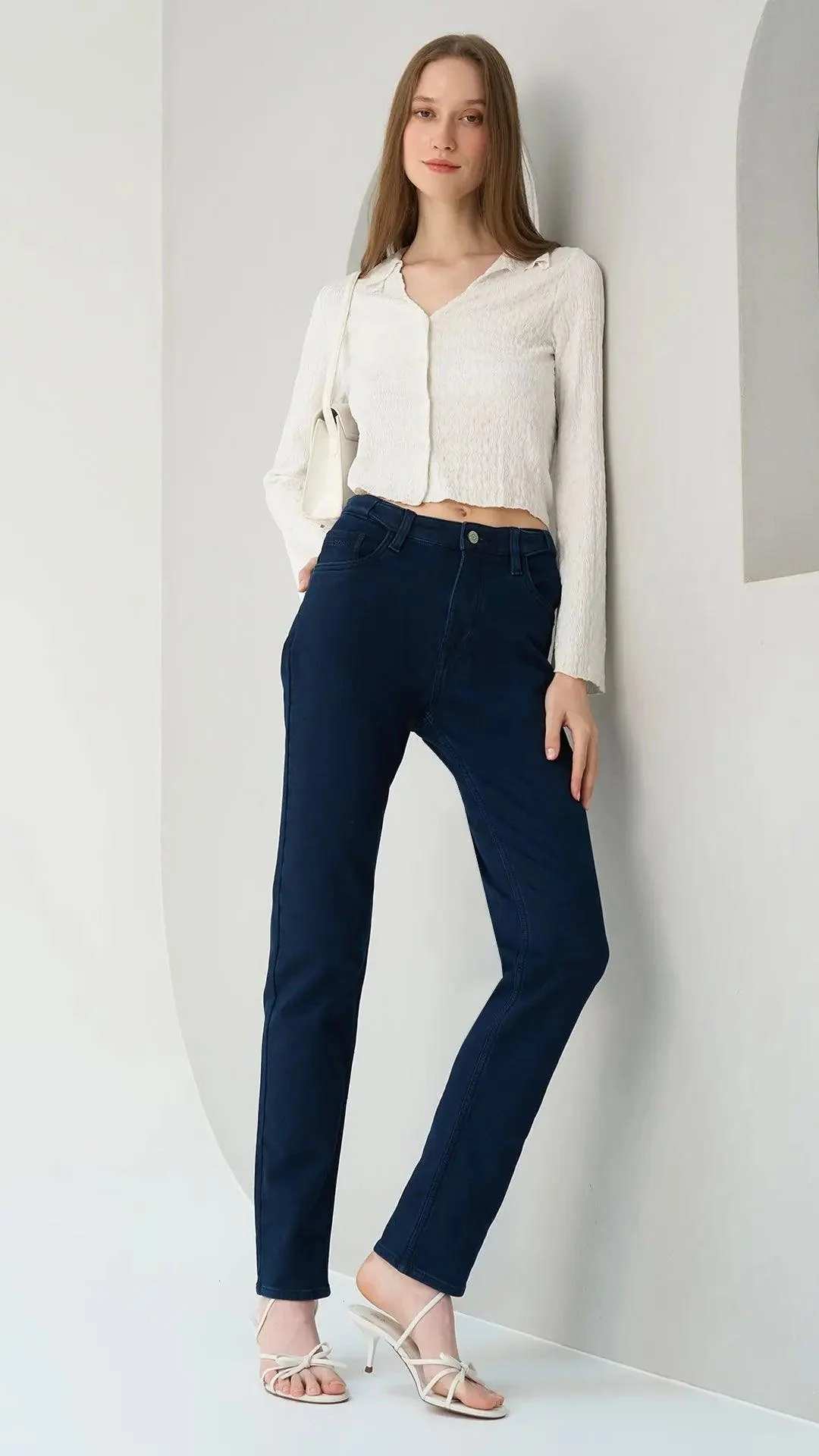 Slim fit City Denim for her- Jodhpur Blue - Image 9