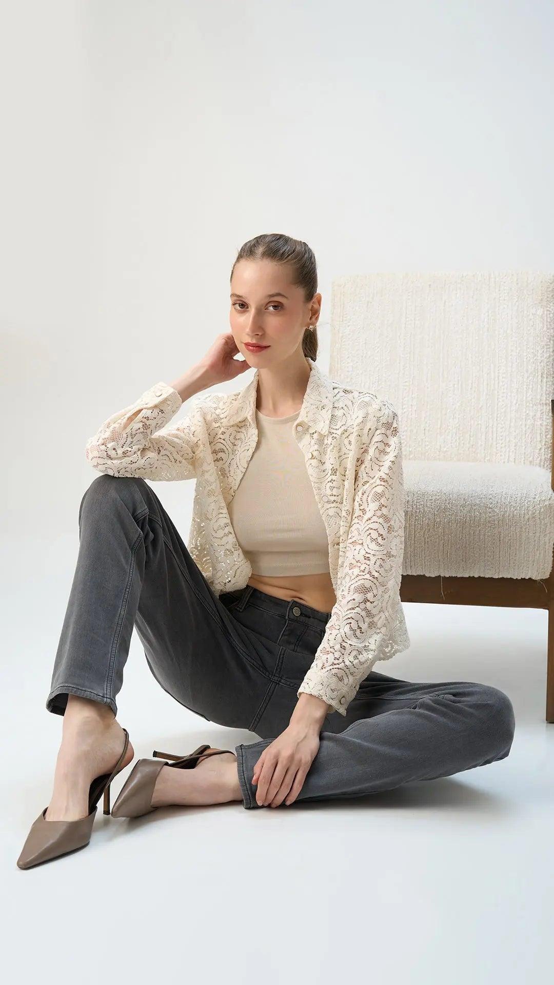 Slim fit City Denim for her- London Grey - Image 7