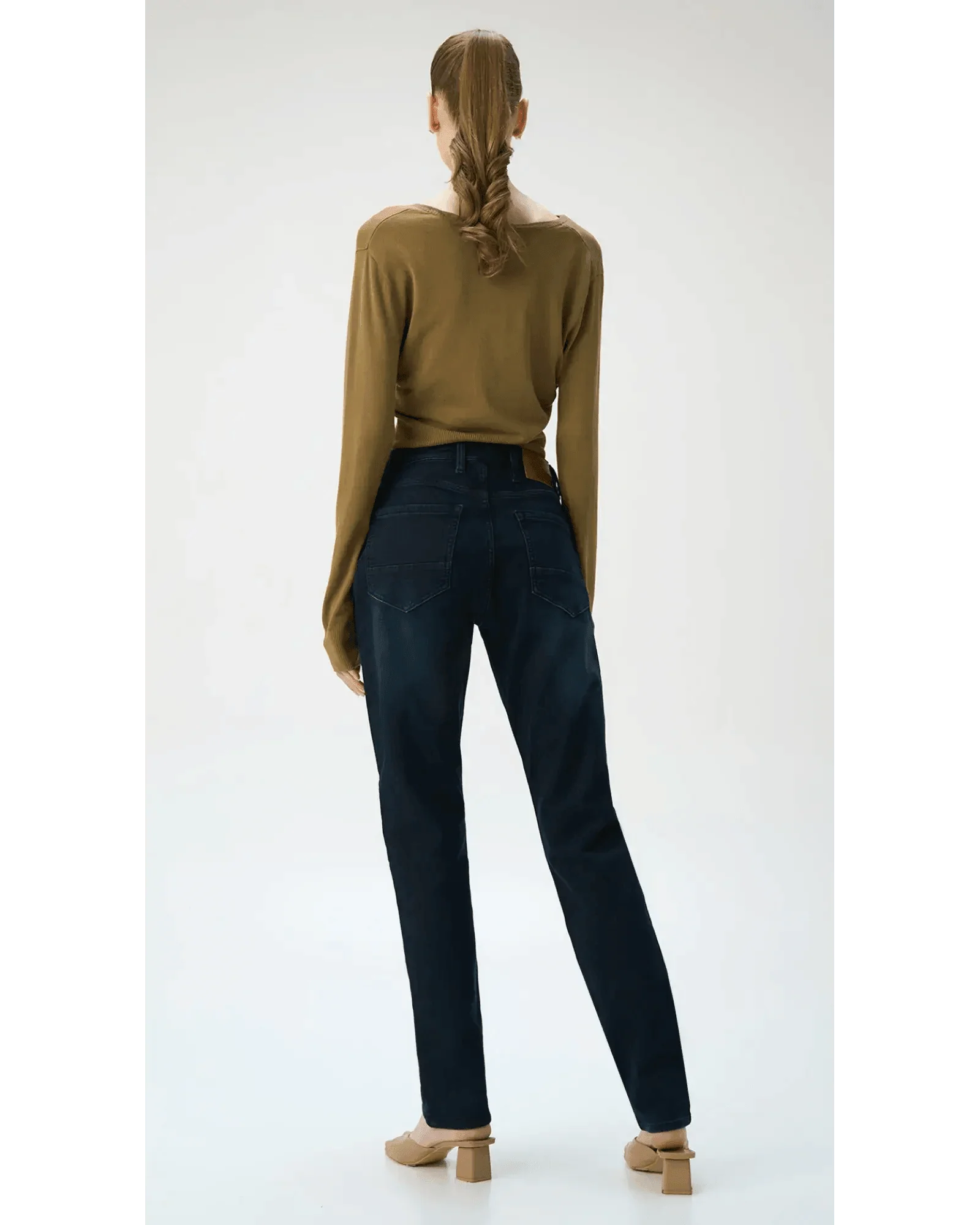 Slim fit City Denim for her- Royal Navy - Image 4