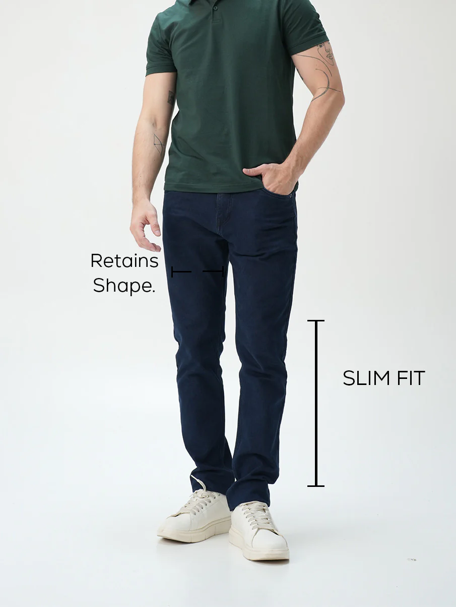 Slim fit City Denim-Jodhpur Blue - Image 6