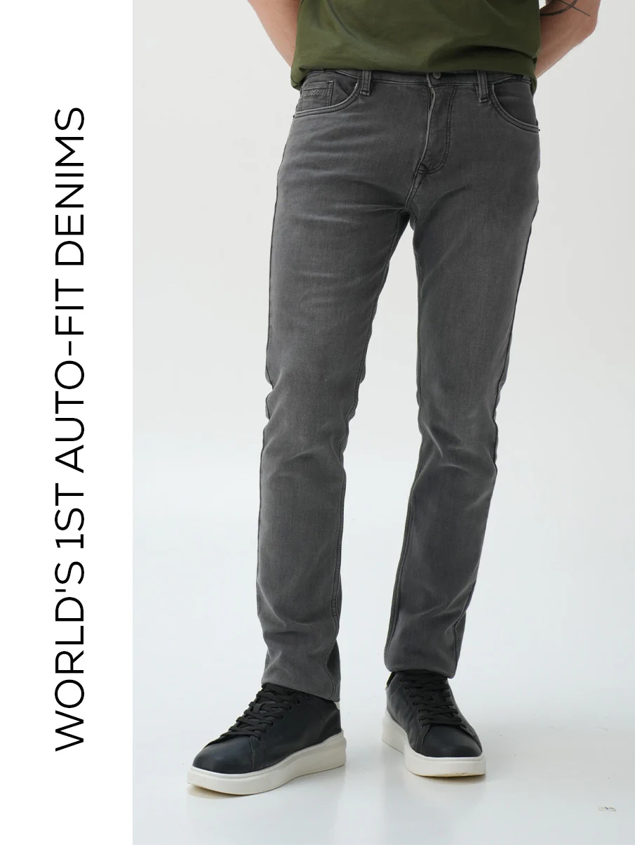 Slim fit City Denim- London Grey - Image 3