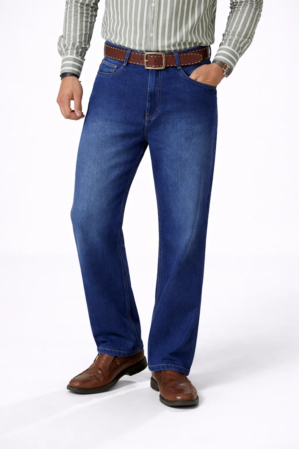 Straight fit Denim - Indigo Blue - Image 4