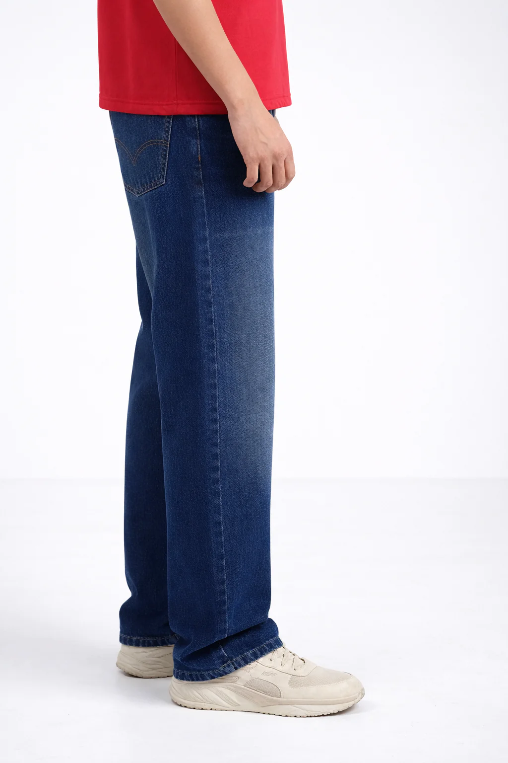 Straight fit Denim- Vintage Blue - Image 3