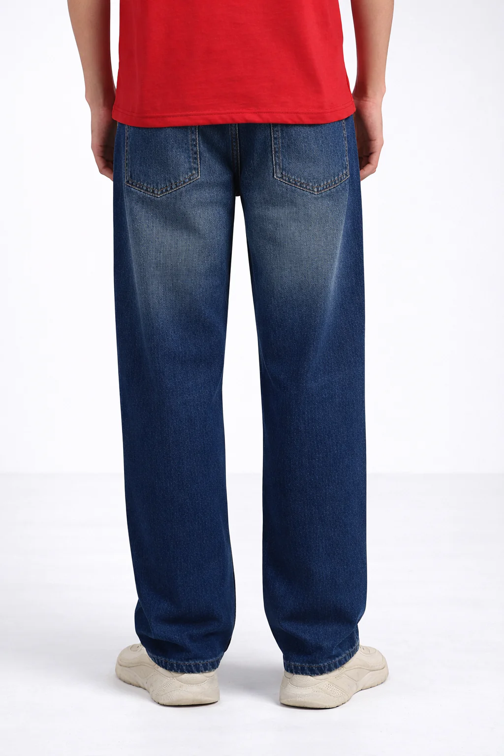 Straight fit Denim- Vintage Blue - Image 4