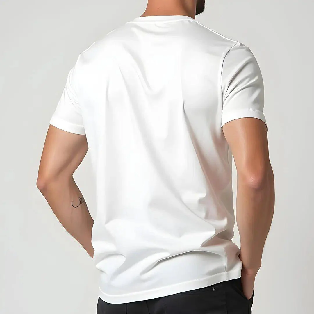 Supima Cotton Crew Neck T-Shirt - White - Image 3