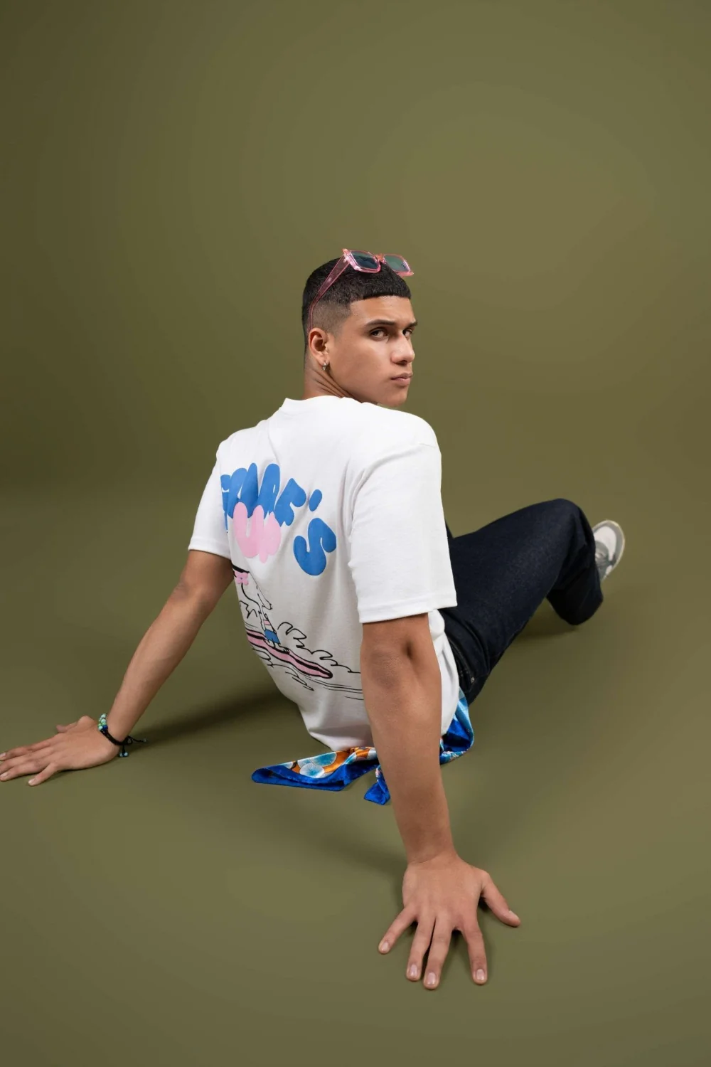 Surf’s Up Printed Oversized Tee - Image 4