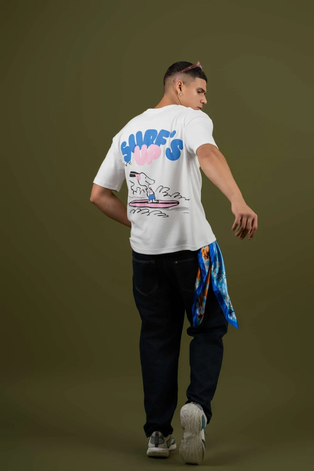 Surf’s Up Printed Oversized Tee - Image 5