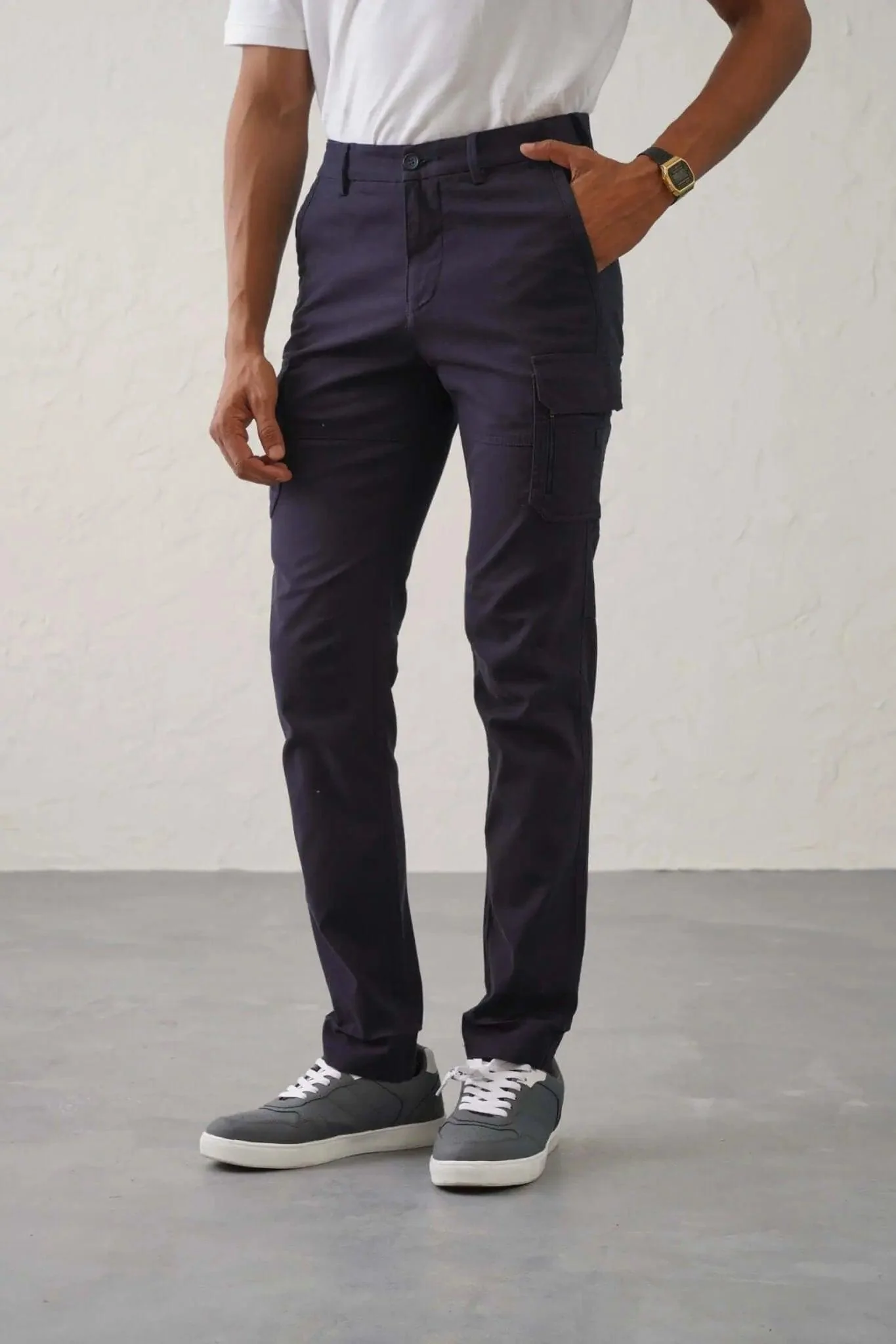 The Regular Fit Pro Cargo Pants - Navy - Image 8