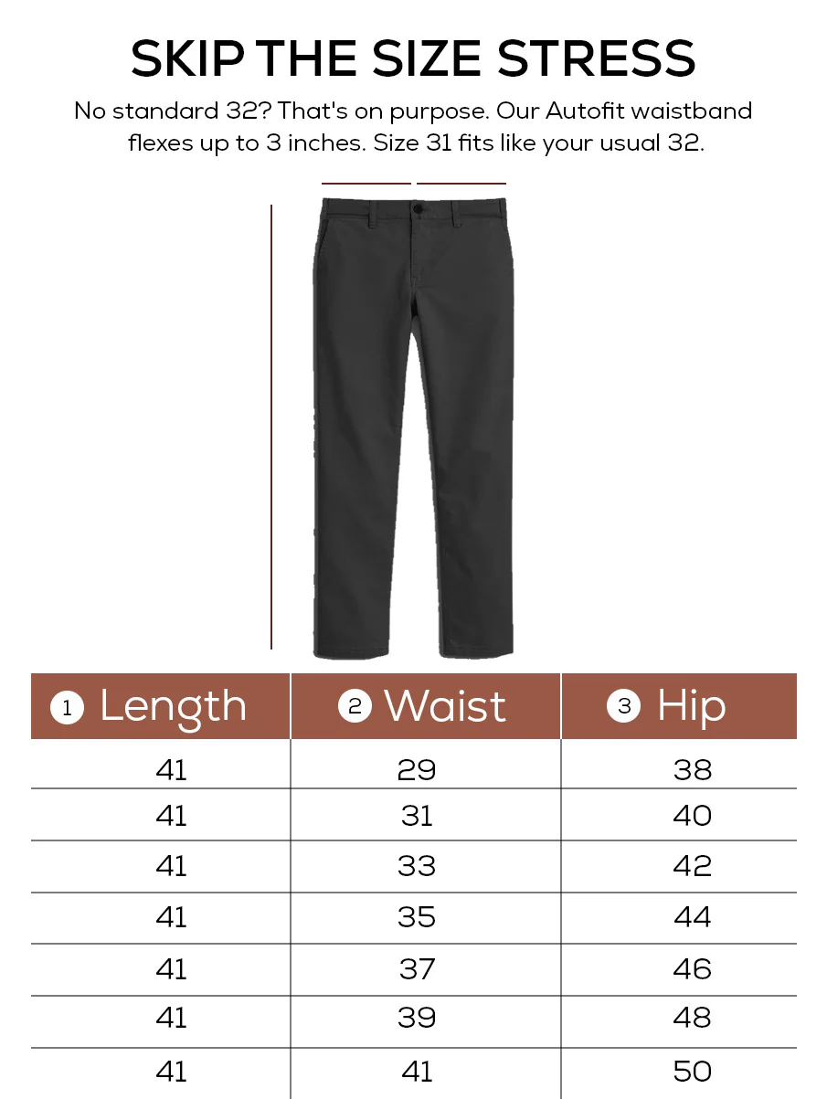 The Slim Fit Travel Chino - Black - Image 5