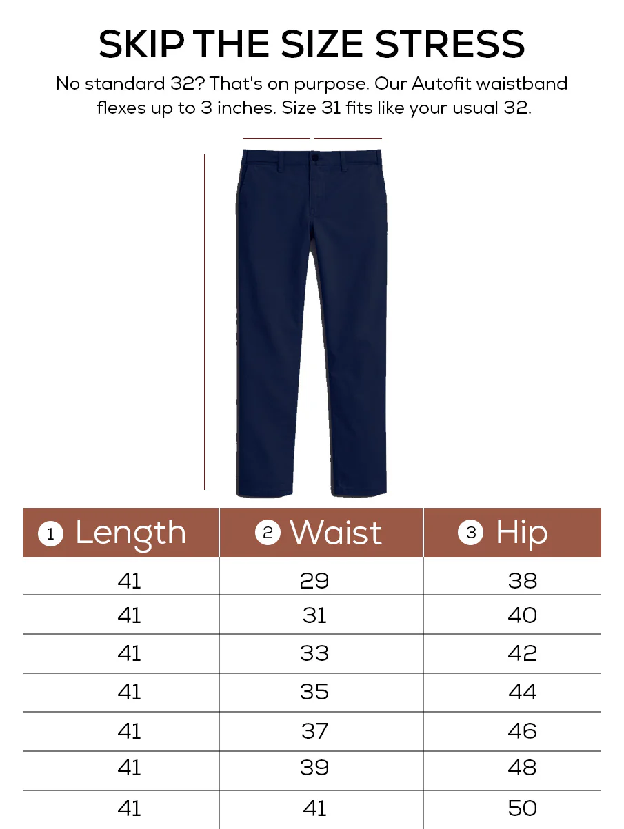The Slim Fit Travel Chino - Navy - Image 5