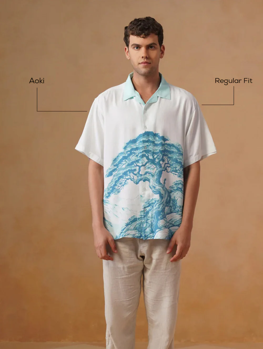 Aoki - Regular Fit, Half Sleeve Shirt - Image 5