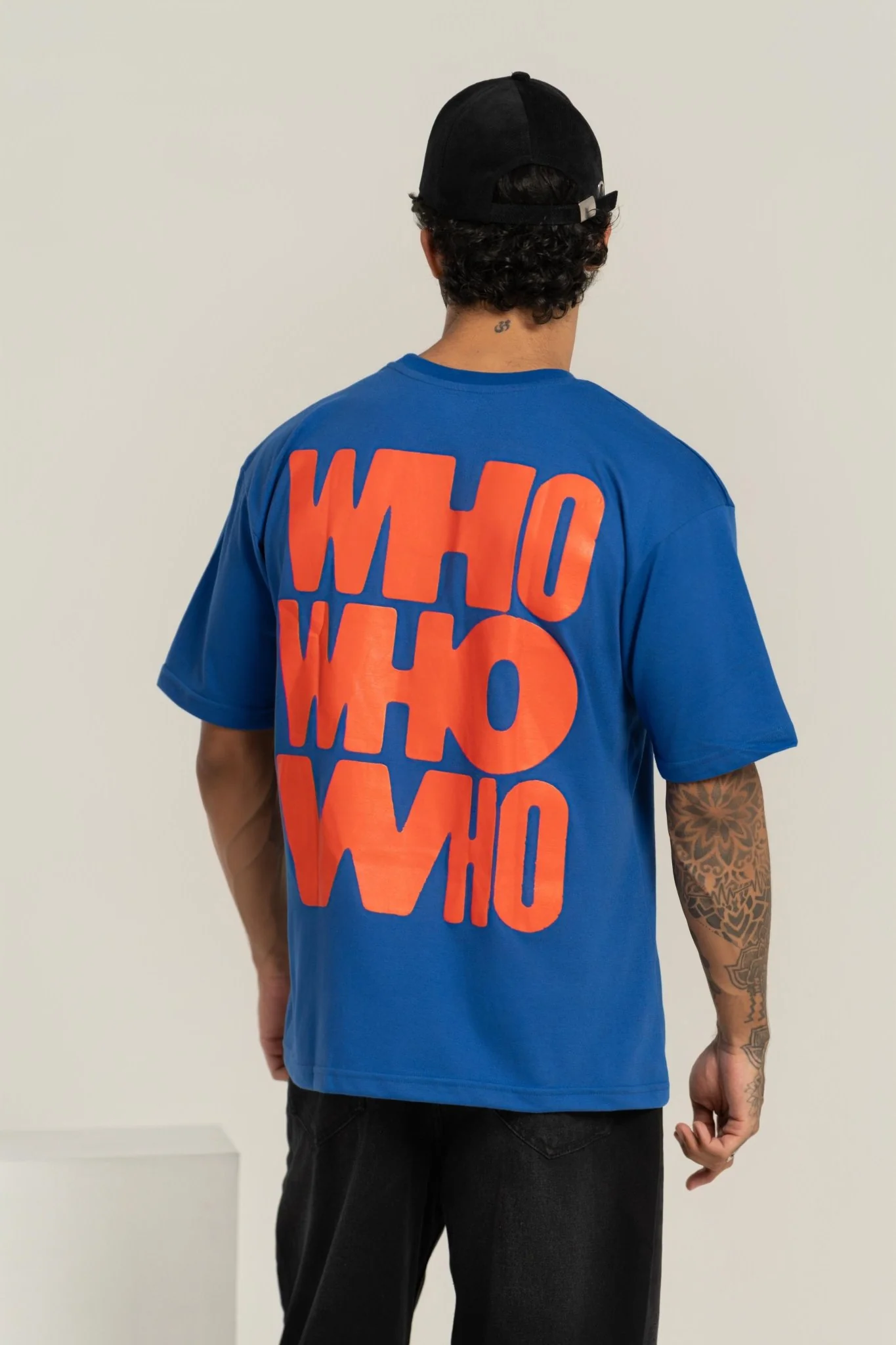 Who Let the Dogs Out Printed Graphic Oversized Tee - Image 2